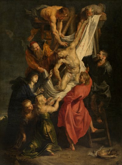 Laskeutuminen ristiltä (öljy kankaalle) tekijältä Peter Paul Rubens