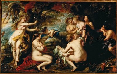 Diana ja Callisto (maalaus kankaalle) tekijältä Peter Paul Rubens