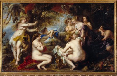 Diane ja nymfi Callisto Diane yllättää Zeuksen raskaana olevan kallistonymfin. Nymfi piilottaa raskautensa. Pierre Paulin (Pierre-Paul) Rubensin (tai Peter Paulin tai Petrus Pauluksen) maalaus (1577-1640) 1600-luvun su. 2,02x3,23 m Madrid, Prado-museo tekijältä Peter Paul Rubens