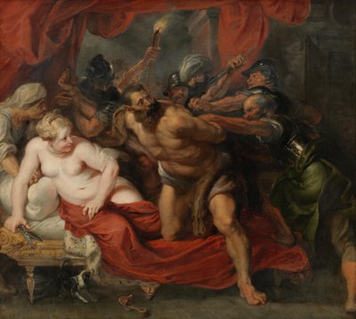 Simsonin vangitseminen tekijältä Peter Paul Rubens
