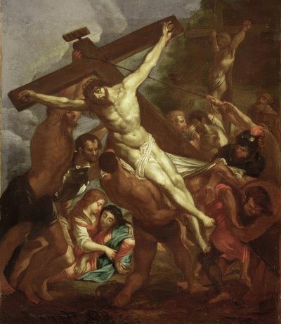 Die Kreuzaufrichtung tekijältä Peter Paul Rubens