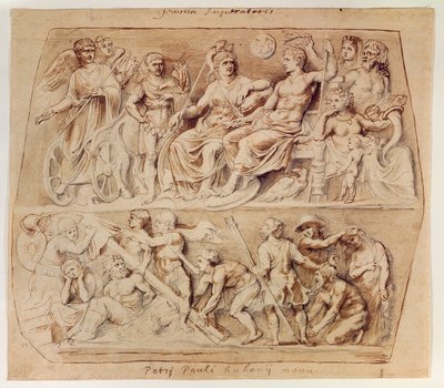 Piirustus Gemma Augusteasta (kynä ja muste ja kynä paperille) tekijältä Peter Paul Rubens