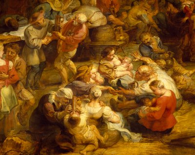Fair, kirjoittanut Peter Paul Rubens (1577-1640), Yksityiskohta tekijältä Peter Paul Rubens