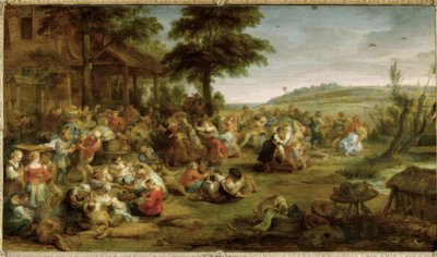 Flandrische Kirmes tekijältä Peter Paul Rubens