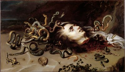 Medusan päällikkö, 1618 tekijältä Peter Paul Rubens