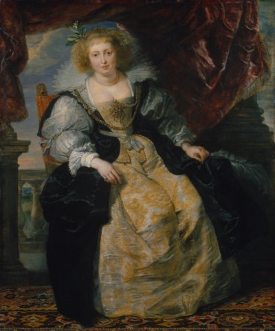 Helene Fourment ”hääpuvussa” tekijältä Peter Paul Rubens