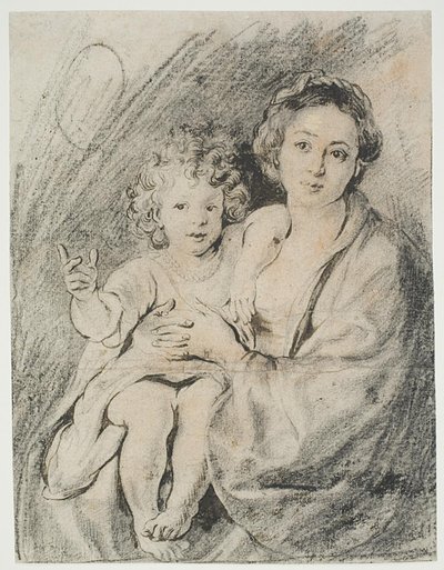 Neitsyt Maria ja lapsi tekijältä Peter Paul Rubens