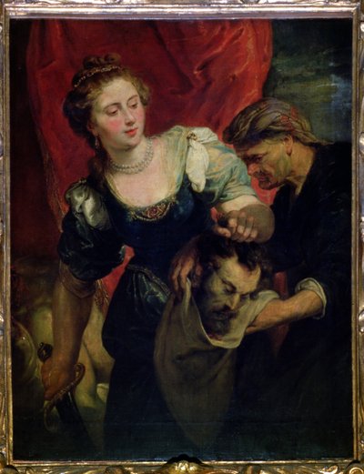 Judith Holofernesin pään kanssa tekijältä Peter Paul Rubens