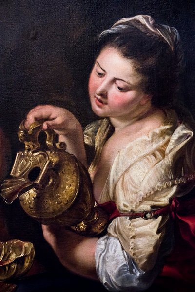 Lot ja hänen tyttärensä, n. 1610 (Öljy kankaalle) tekijältä Peter Paul Rubens