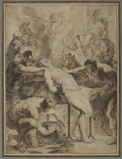 Pyhän Laurentiuksen marttyyrikuolema, 1550 tekijältä Peter Paul Rubens