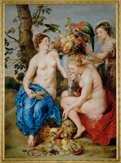 P. P. Rubens ja Frans Snyders (maalaus kankaalle) tekijältä Peter Paul Rubens