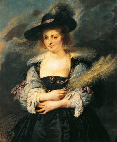 Muotokuva Helene Fourmentista, kirjoittanut Peter Paul Rubens (1577-1640), Yksityiskohta tekijältä Peter Paul Rubens