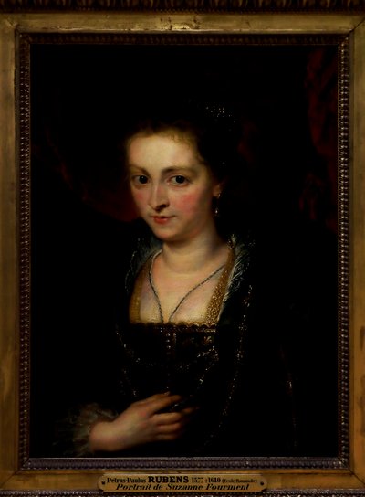 Naisen muotokuva. Suzanna Fourmentin muotokuva tekijältä Peter Paul Rubens
