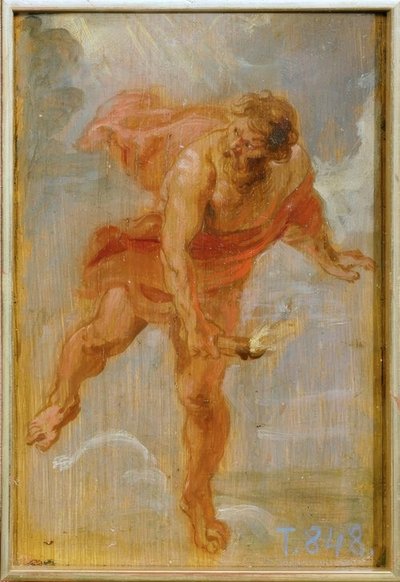 Prometheus bringt das Feuer zur Erde tekijältä Peter Paul Rubens