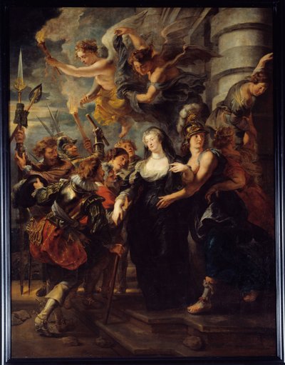Kuningatar Marie de Medicis (1573-1642) pakeni Chateau de Blois