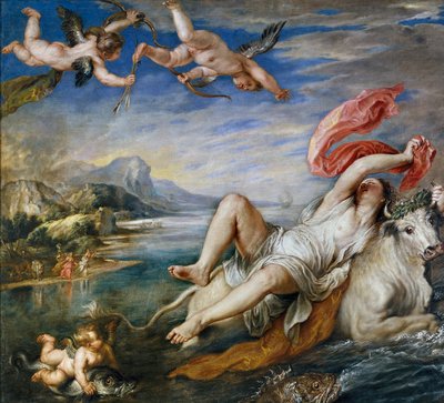 Euroopan raiskaus tekijältä Peter Paul Rubens