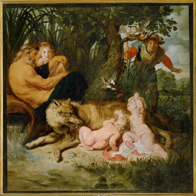 Romulus ja Remus (maalaus kankaalle) tekijältä Peter Paul Rubens