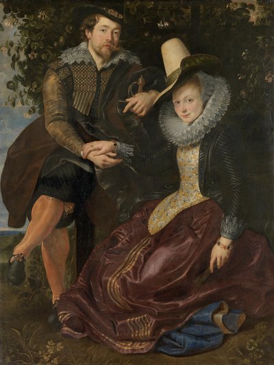 Rubens ja Isabella Brant kuusamaköynnösmajassa tekijältä Peter Paul Rubens