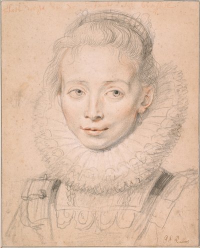 Rubenssin tytär Clara Serena Niin kutsuttu Infanta Isabellan kunnianeito, n. 1623 tekijältä Peter Paul Rubens