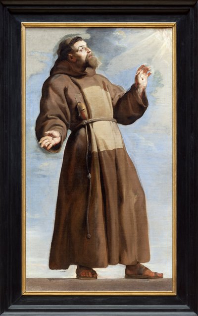 Saint Francois in Estasy (öljy kankaalle) tekijältä Peter Paul Rubens