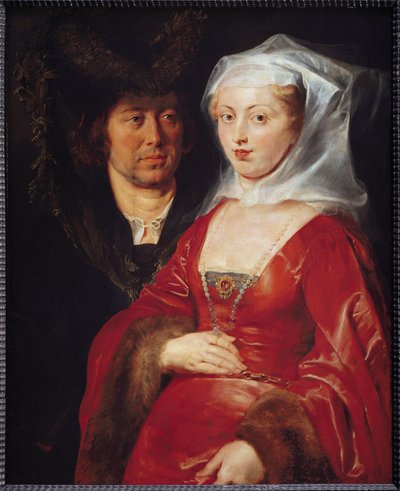 Saint Pepin de Landen ja hänen tyttärensä Saint Begge (maalaus tekijältä Peter Paul Rubens