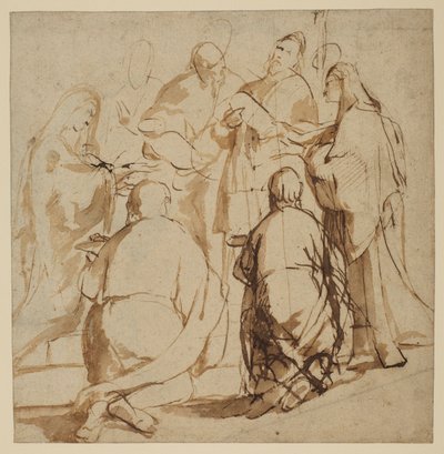 Tutkimuksia esitystä varten temppelissä tekijältä Peter Paul Rubens