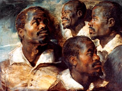 Tutkimuksia mustan päästä, 1600-luku tekijältä Peter Paul Rubens