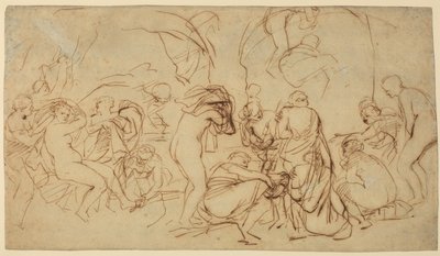Opinnäytetyö "Dianan kylpylä" (etupuoli) tekijältä Peter Paul Rubens
