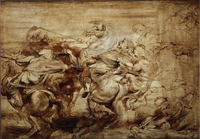 Leijonanmetsästystutkimus (maalaus tekijältä Peter Paul Rubens