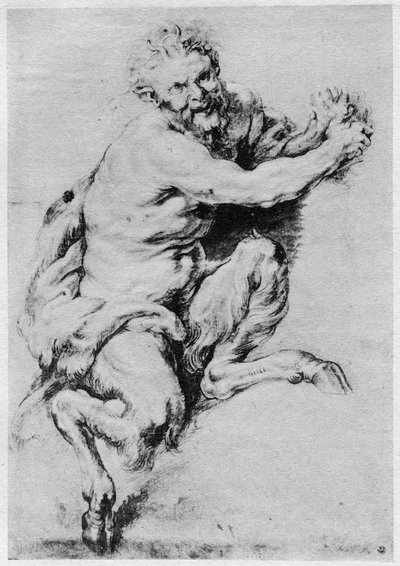 Study of a Satyr, 1913. tekijältä Peter Paul Rubens