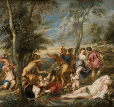 Andrianin bakkanaali tekijältä Peter Paul Rubens
