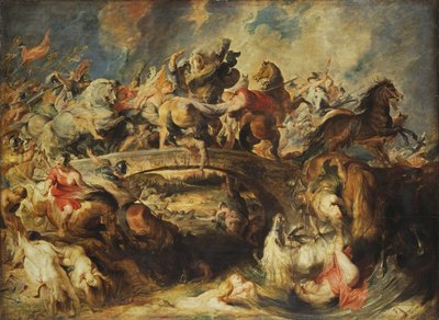 Amatsonien taistelu tekijältä Peter Paul Rubens