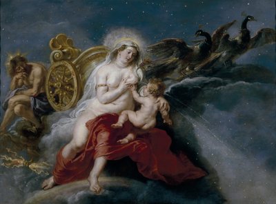 Linnunradan synty, noin 1637 tekijältä Peter Paul Rubens