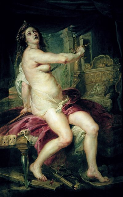Didon kuolema (öljy kankaalle) tekijältä Peter Paul Rubens