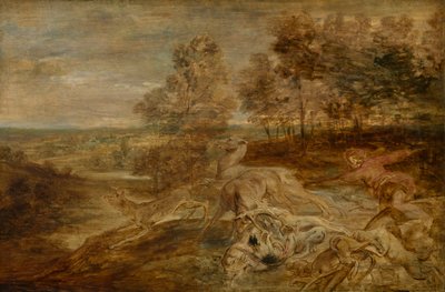 Hirvenmetsästys tekijältä Peter Paul Rubens