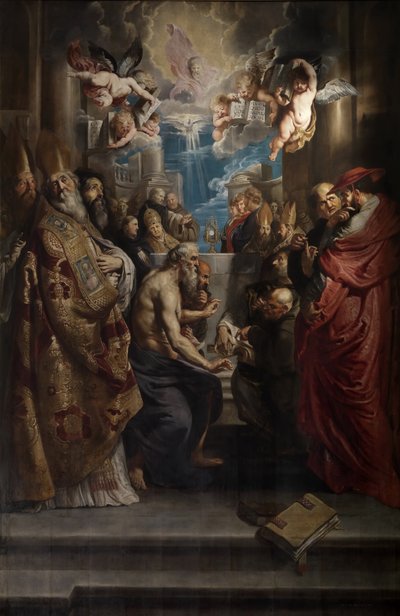 Pyhän sakramentin kiista, noin 1609. tekijältä Peter Paul Rubens