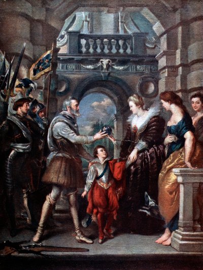 Medici-sykli: Henri IV lähtee sotaan Saksaan, 20. maaliskuuta 1610, 1621-1625. tekijältä Peter Paul Rubens