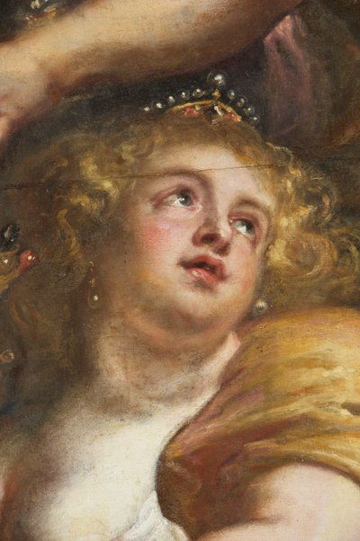 Rubens Ceiling, juhlatalo, Whitehall, n. 1629-1634 (öljy kankaalle) tekijältä Peter Paul Rubens