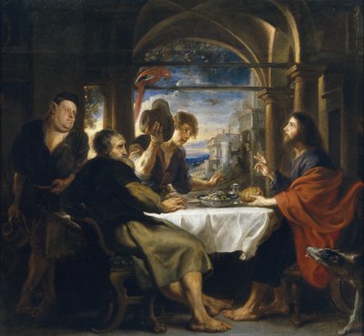 Illallinen Emmauksessa, 1638 tekijältä Peter Paul Rubens