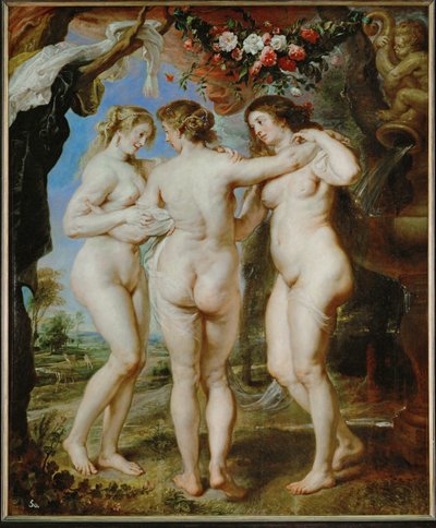 Kolme armolasta, noin 1636 (maalaus puulle) tekijältä Peter Paul Rubens