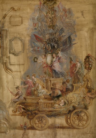 Kallon voittovaunut, 1638. tekijältä Peter Paul Rubens