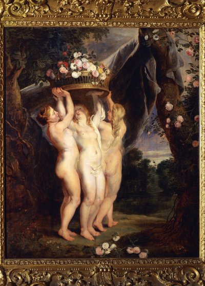 Kolme gracea (öljy kankaalle tekijältä Peter Paul Rubens