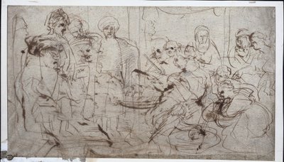 Tomyris Cyrusin pään kanssa (käänteinen) tekijältä Peter Paul Rubens