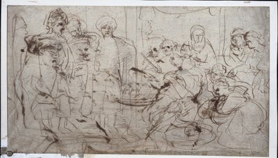 Tomyris Cyrusin pään kanssa, n. 1637-1638. tekijältä Peter Paul Rubens