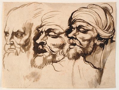 Kolme urospäätä tekijältä Peter Paul Rubens