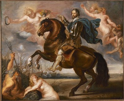 Buckinghamin herttuan voitto. tekijältä Peter Paul, Rubens