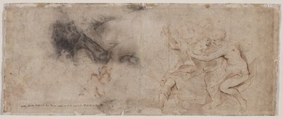 Venus Disarming Mars, Drapery Study, c. 163235. tekijältä Peter Paul Rubens
