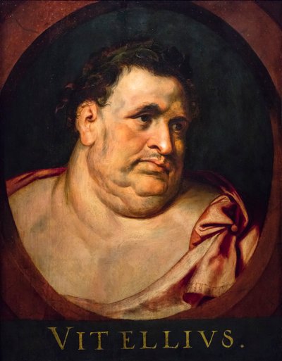 Vitellius, ennen 1600 (Öljy puulle (tammi)) tekijältä Peter Paul Rubens
