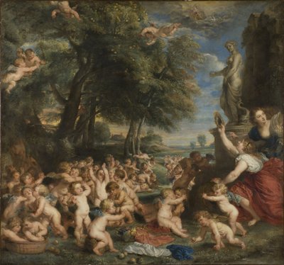 Venuksen palvonta tekijältä Peter Paul Rubens