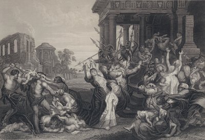 Murder Of The Innocents tekijältä Peter Paul after Rubens